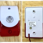 可調音量-紅白閃燈警報器